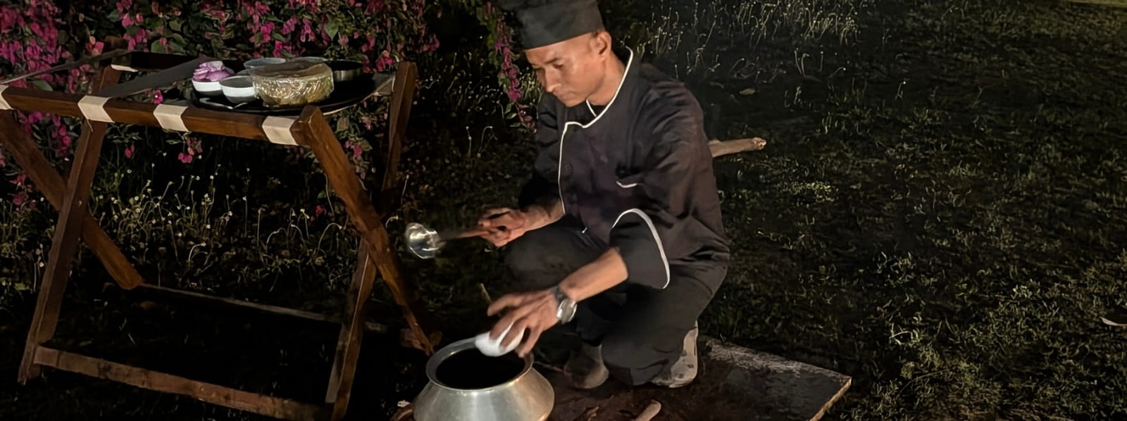 BONFIRE AND COOKNG LESSONS I Cook under supervision of our chefs
