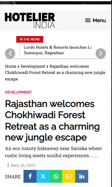 Media Room of Chokhiwadi Forest Retreat 1