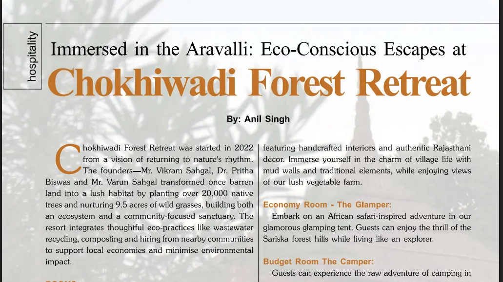 Media Room of Chokhiwadi Forest Retreat 5